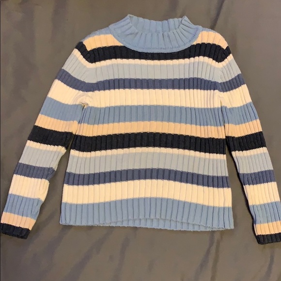 Blue strip sweater